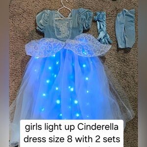 Light-Up Blue Princess Costume for Kids